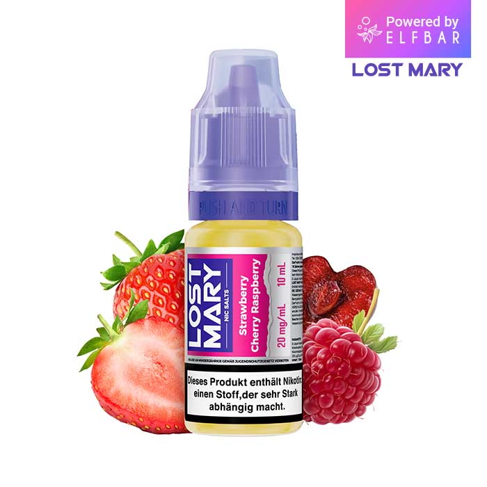 LOST MARY Liquid Strawberry Cherry Raspberry 10ml