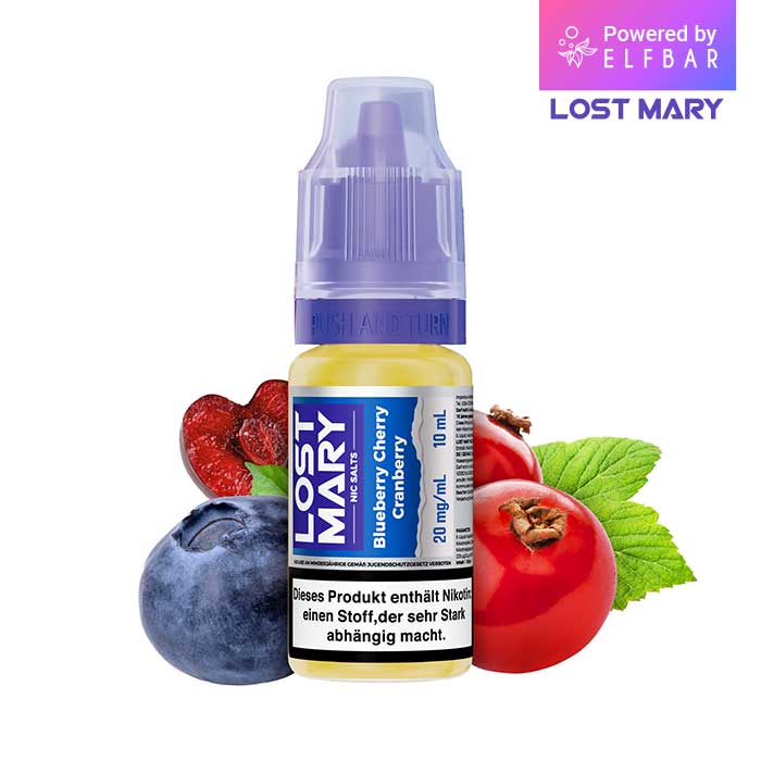 LOST MARY Liquid Blueberry Cherry Cranberry 10ml