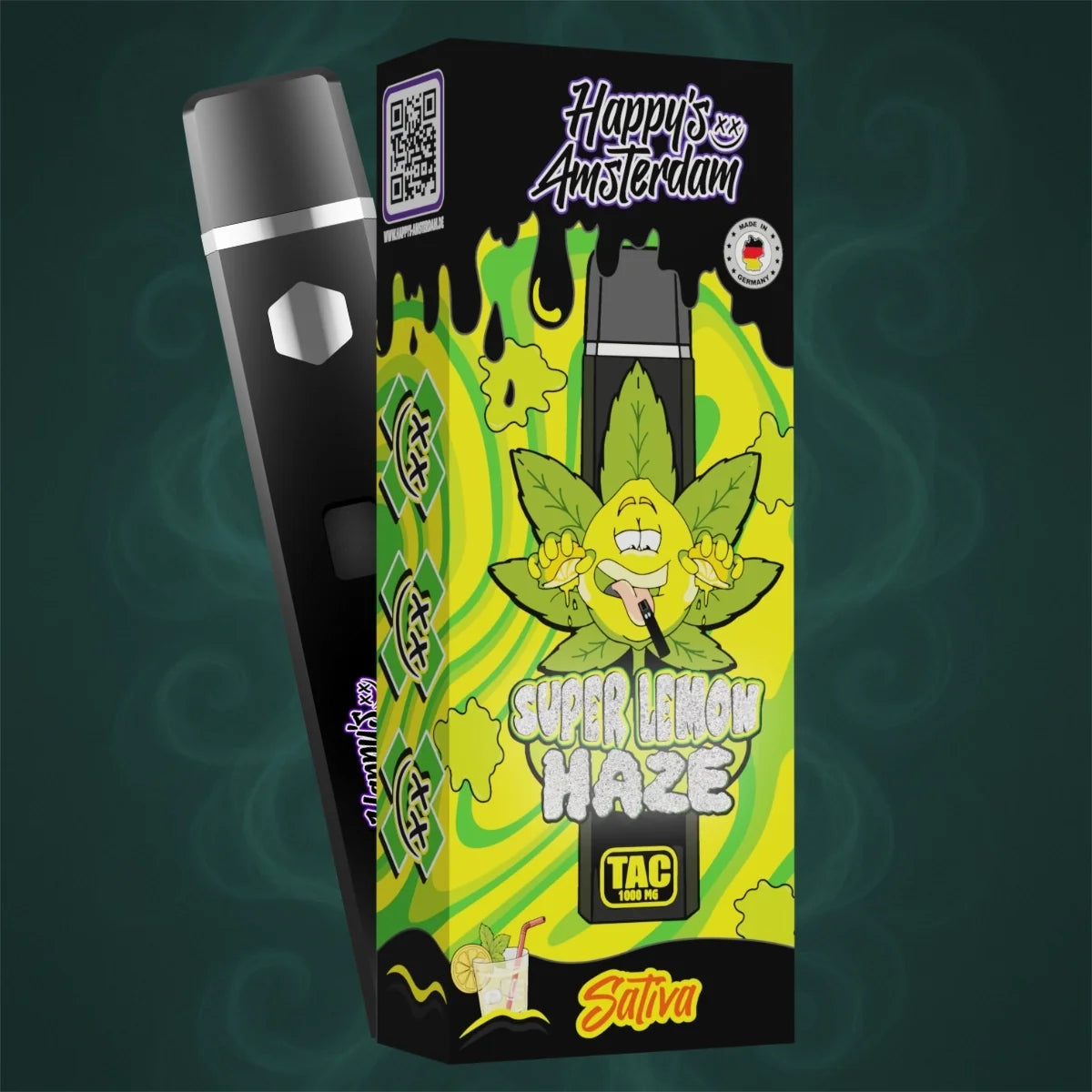 Happy's Amsterdam TAC Vape Super Lemon Haze 1ml