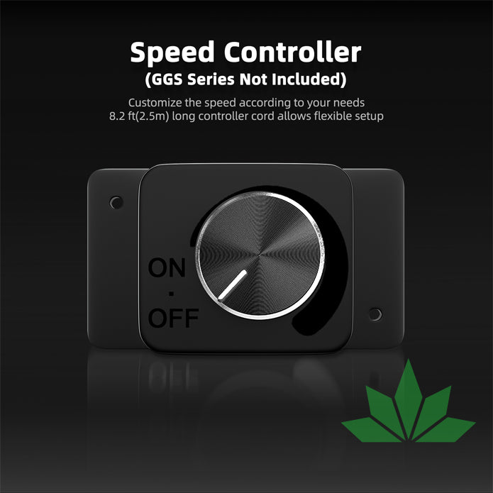 Spider Farmer 6-Inch 125mm Inline Duct Fan with Speed Controller Ventilation Exhaust Fan 205CFM