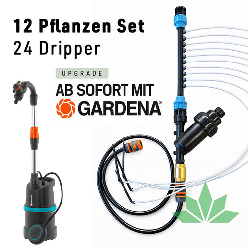 Bonorum Bewässerungssystem – Komplettes AutoDrip Set 12 Pflanzen
