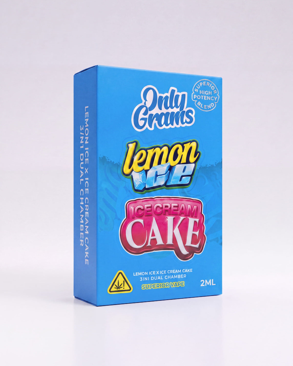 Lemon Ice x Ice Cream Cake 3in1 Dual Chamber Vape mit Display