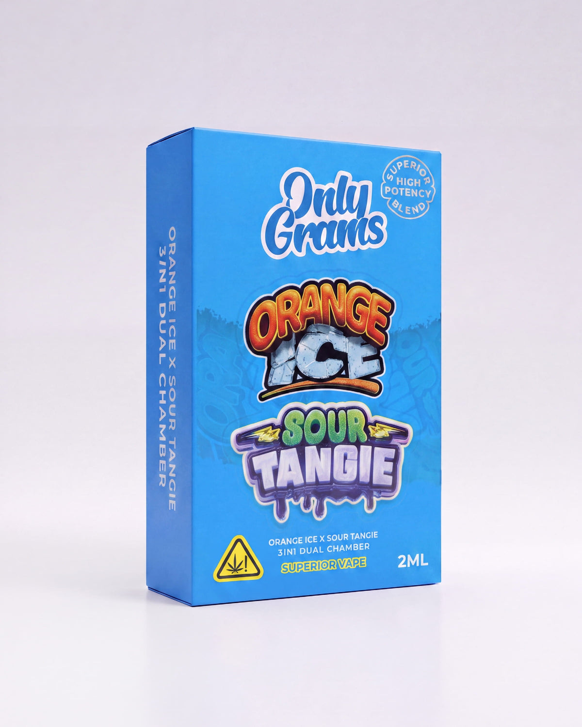 Orange Ice x Sour Tangie 3in1 Dual Chamber Vape mit Display