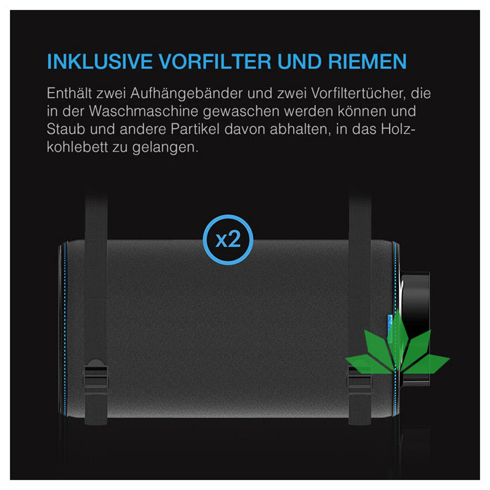 AC - Aktivkohlefilter mit australischer Aktivkohle, 150 mm – Ansicht 2