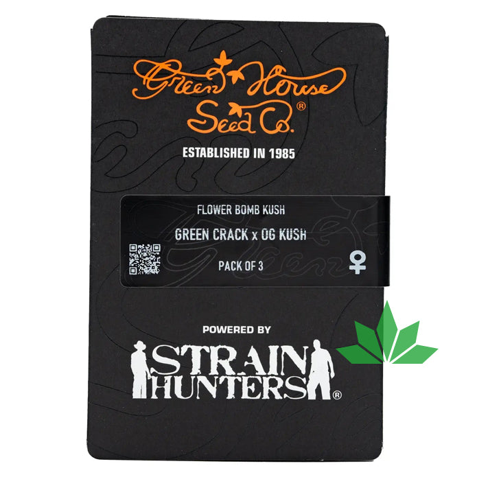 Green House Seed - FLOWERBOMB KUSH - 3 Seeds