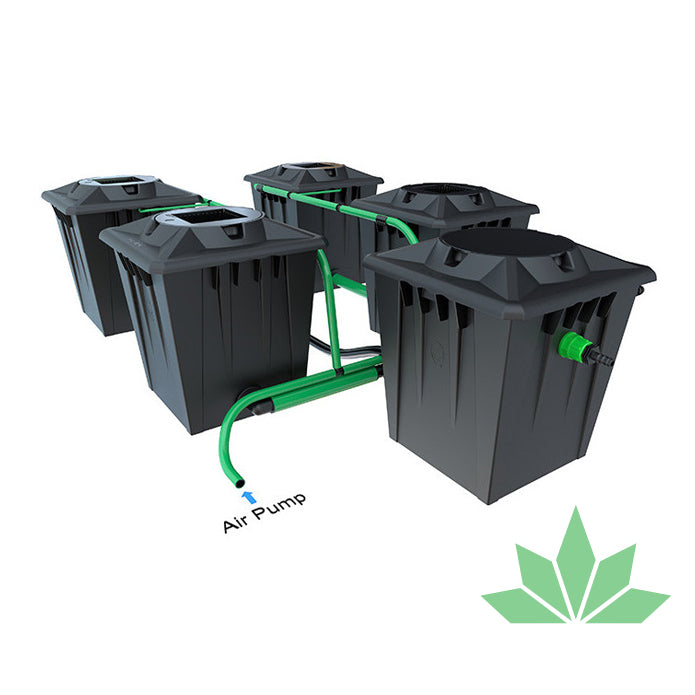ALIEN® RDWC 4 Pot 20L Black Series – Ansicht 2