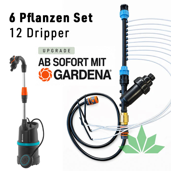 Bonorum Bewässerungssystem – Komplettes AutoDrip Set 6 Pflanzen