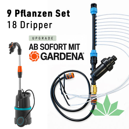 Bonorum Bewässerungssystem – Komplettes AutoDrip Set 9 Pflanzen