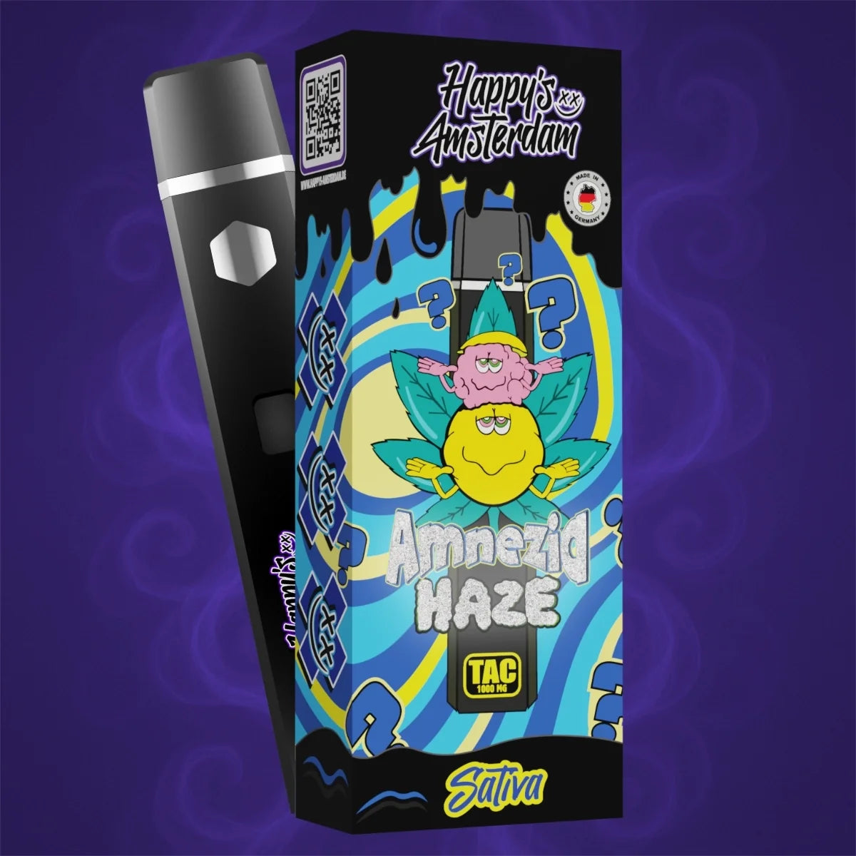 Happy's Amsterdam TAC Vape Amnezia Haze 1ml