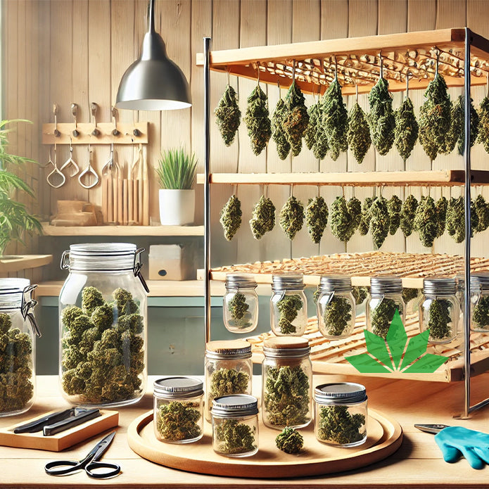 Cannabis Curen, Lagern und Trocknen – Dein Workshop für die perfekte Ernte 3H