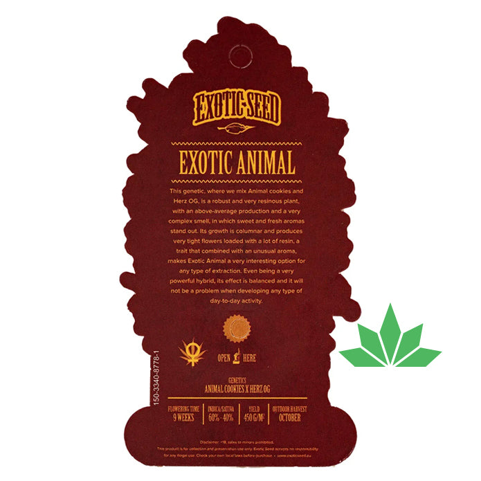 Exotic Seed - EXOTIC ANIMAL  - Feminisiert / 3 Seeds
