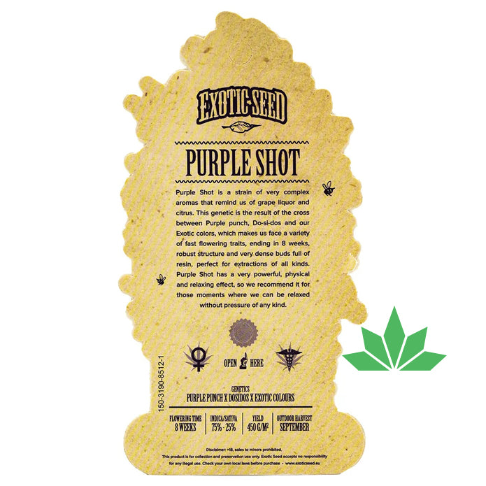Exotic Seed - PURPLE SHOT - Feminisiert / 3 Seeds