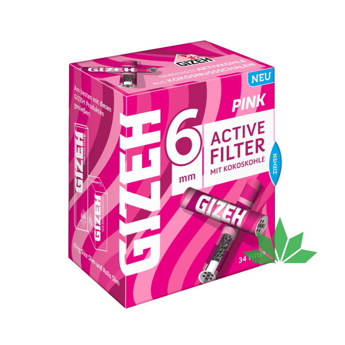 GIZEH ALL PINK Active Filter 6mm 34er