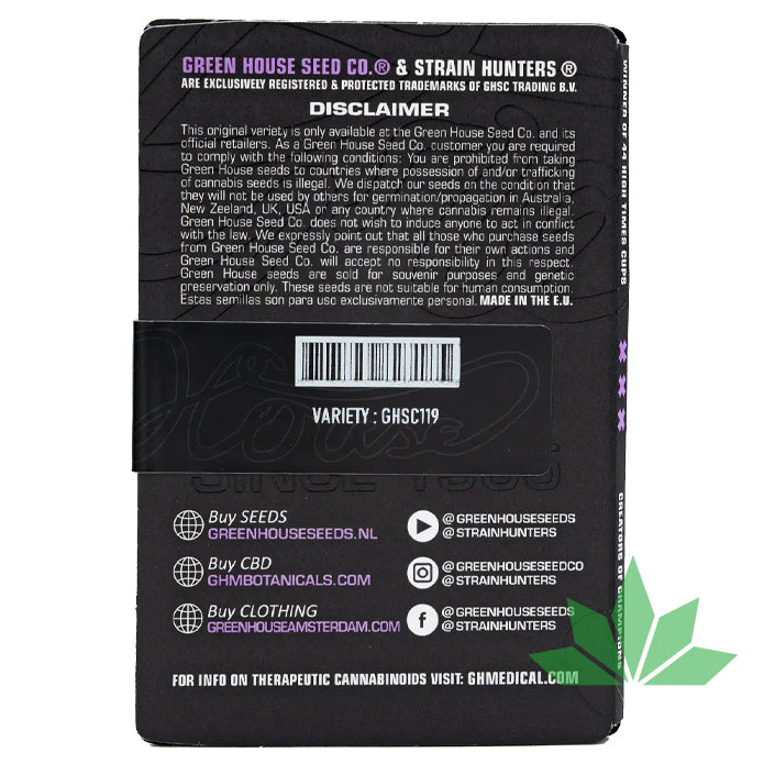 Green House Seed - EXODUS CHEESE - Feminisiert - 3 Seeds