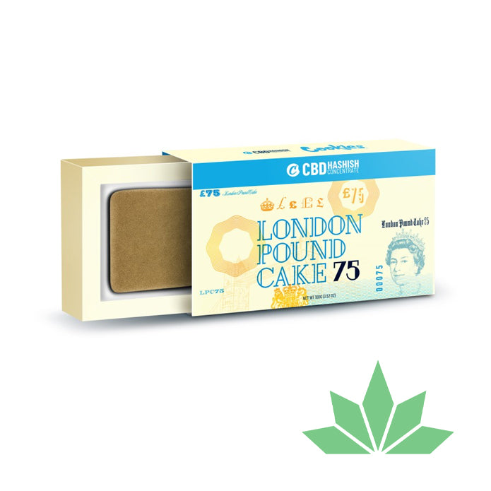 Cookies® - 100g CBD Hash - London Pound Cake 75 ( Von der Platte ) 1g