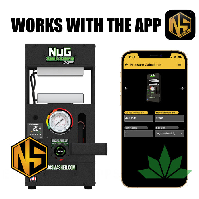 NugSmasher® XP - U.S.A Rosin Presse - 12 Tonnen – Ansicht 2