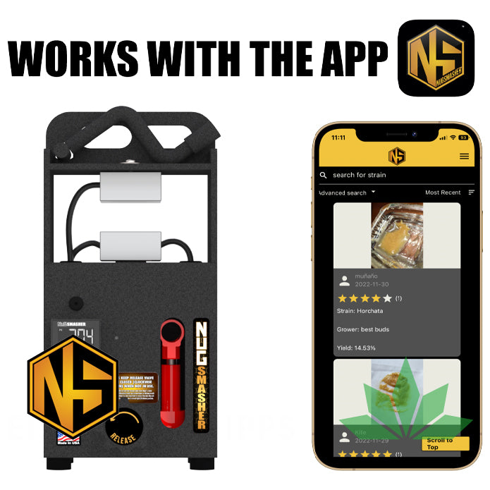 NugSmasher® Mini - U.S.A Rosin Presse - 2 Tonnen – Ansicht 2