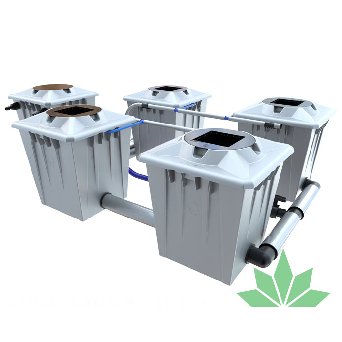 Alien Hydroponics RDWC System 4 "Silver Series" (20L Töpfe) – Ansicht 2