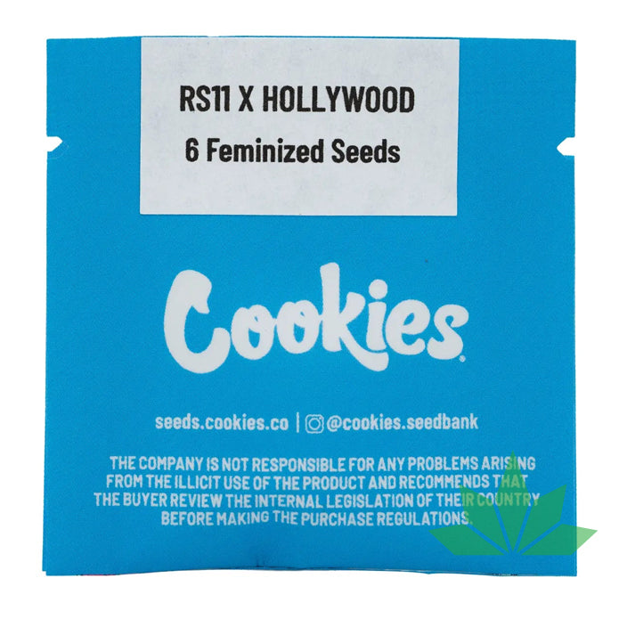 Cookies - RS11 X Hollywood - Feminized 6 Seeds