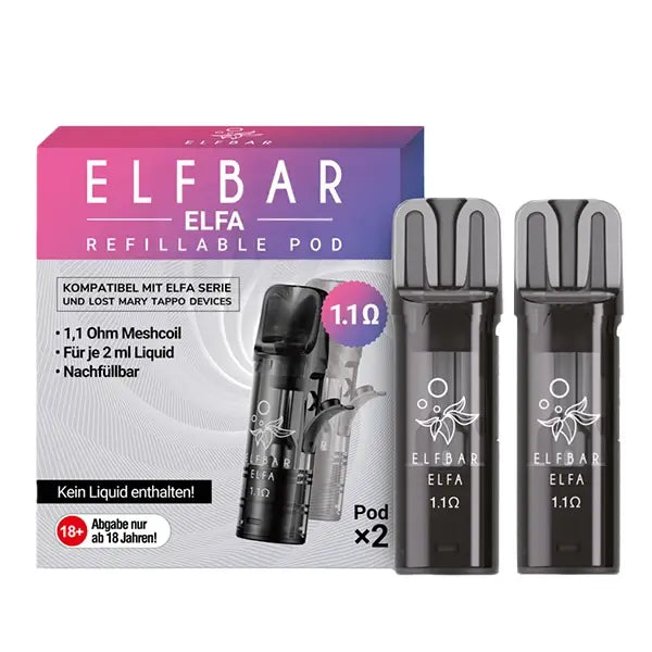 ELFBAR ELFA Refillable Pods 2er Pack